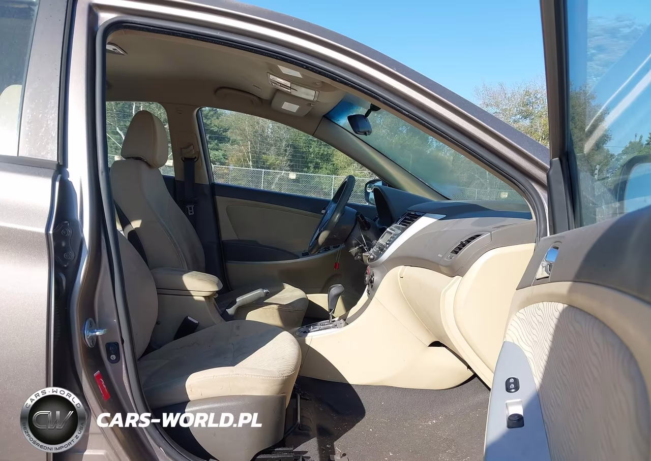 2012 Hyundai Accent Gls VIN:KMHCU4AE5CU035922 - 5