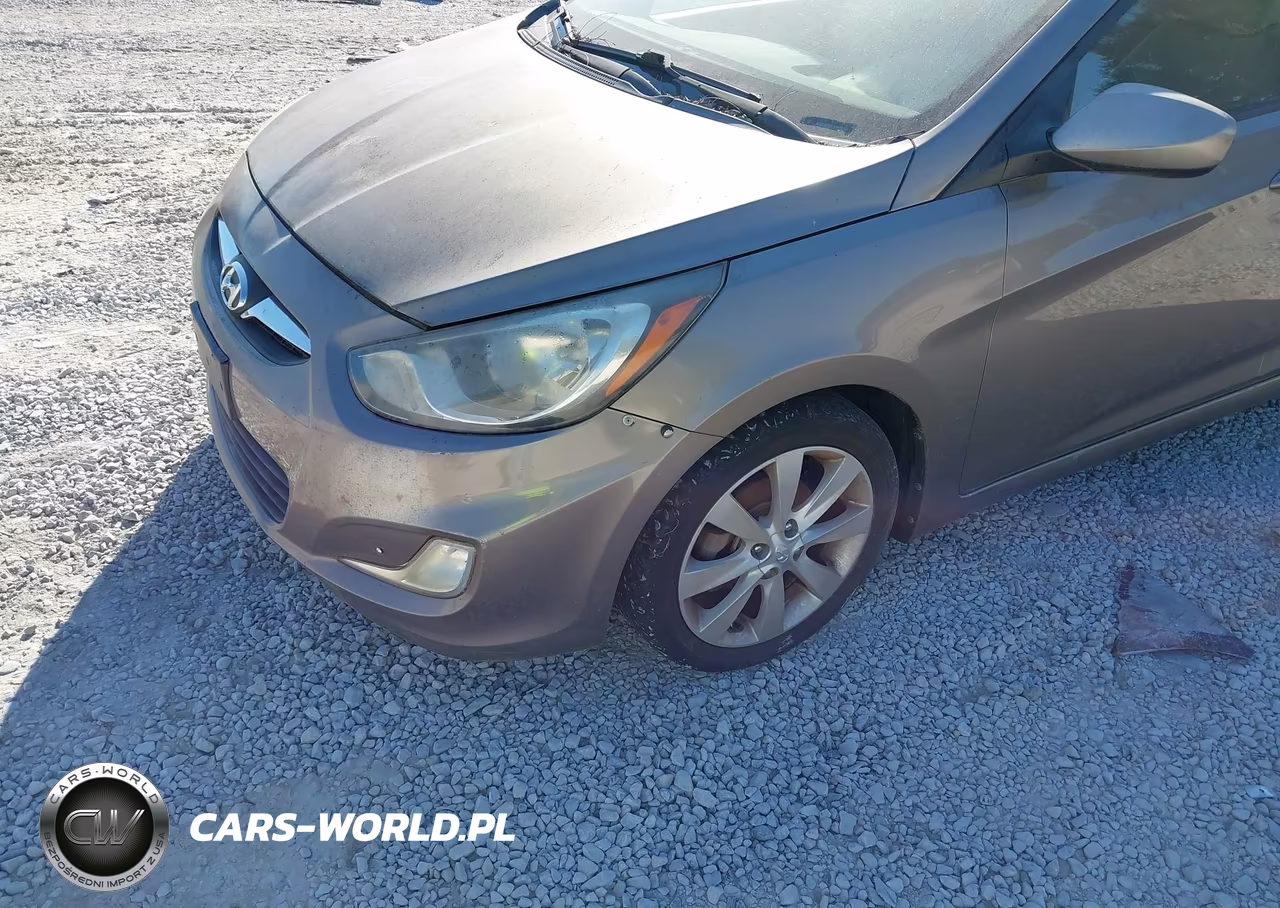 2012 Hyundai Accent Gls VIN:KMHCU4AE5CU035922 - 6