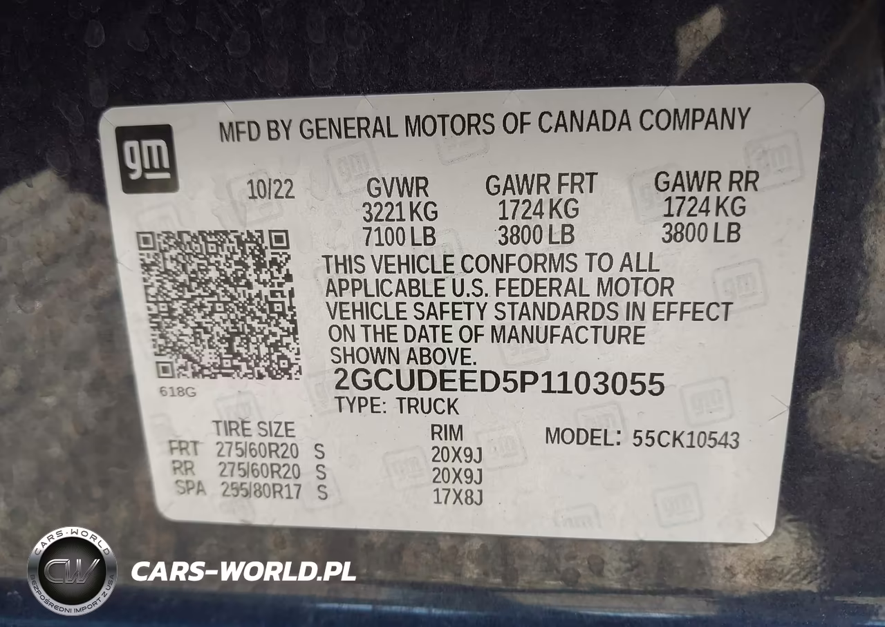 2023 Chevrolet Silverado 1500 4Wd Short Bed Rst VIN:2GCUDEED5P1103055 - 9