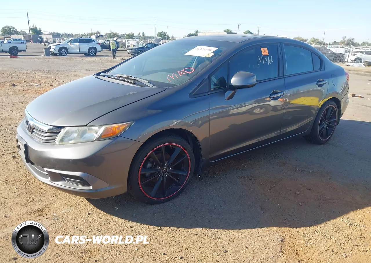 2012 Honda Civic Ex-L VIN:2HGFB2F9XCH578520 - 2