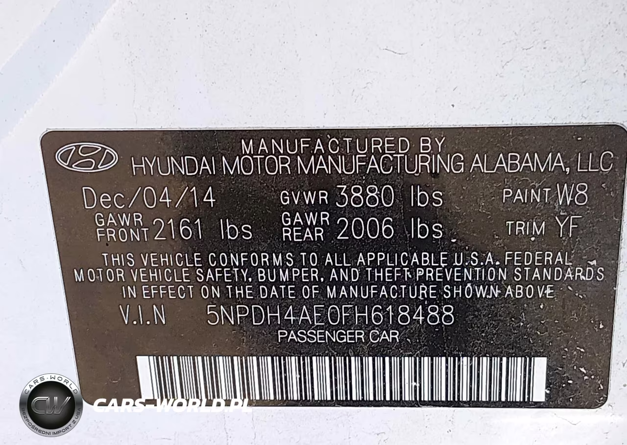 2015 Hyundai Elantra Se VIN:5NPDH4AE0FH618488 - 9