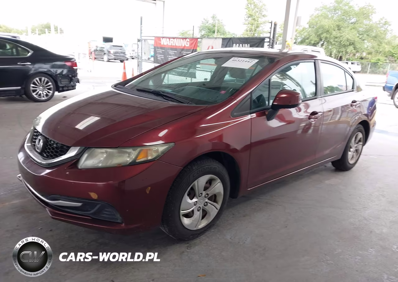 2013 Honda Civic Lx VIN:19XFB2F58DE018987 - 2