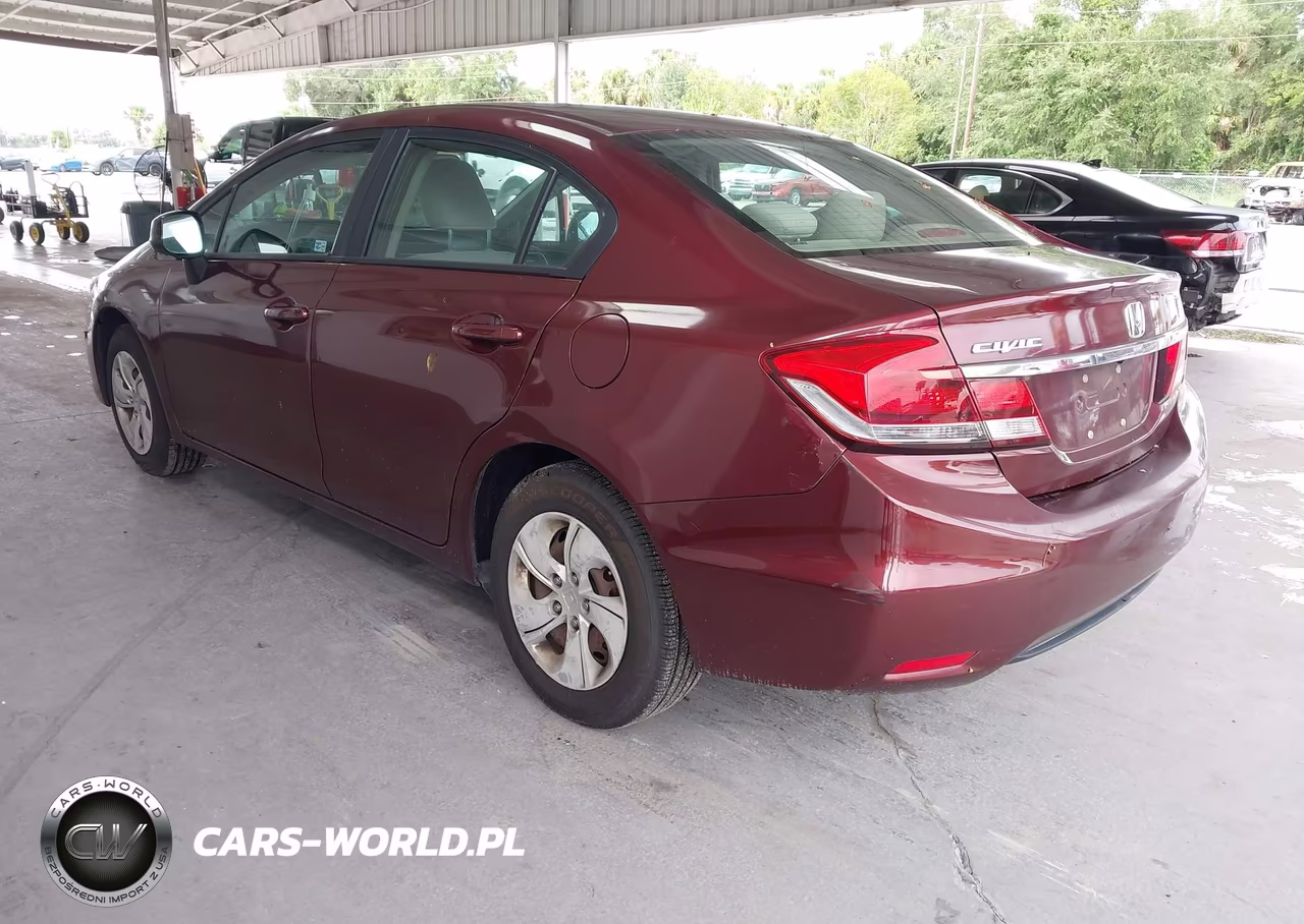 2013 Honda Civic Lx VIN:19XFB2F58DE018987 - 3