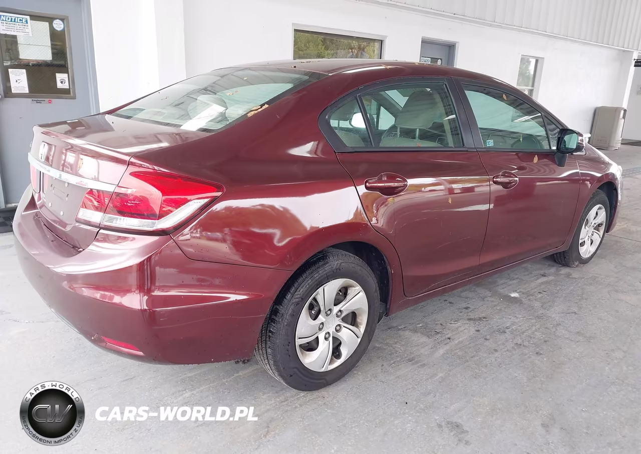 2013 Honda Civic Lx VIN:19XFB2F58DE018987 - 4