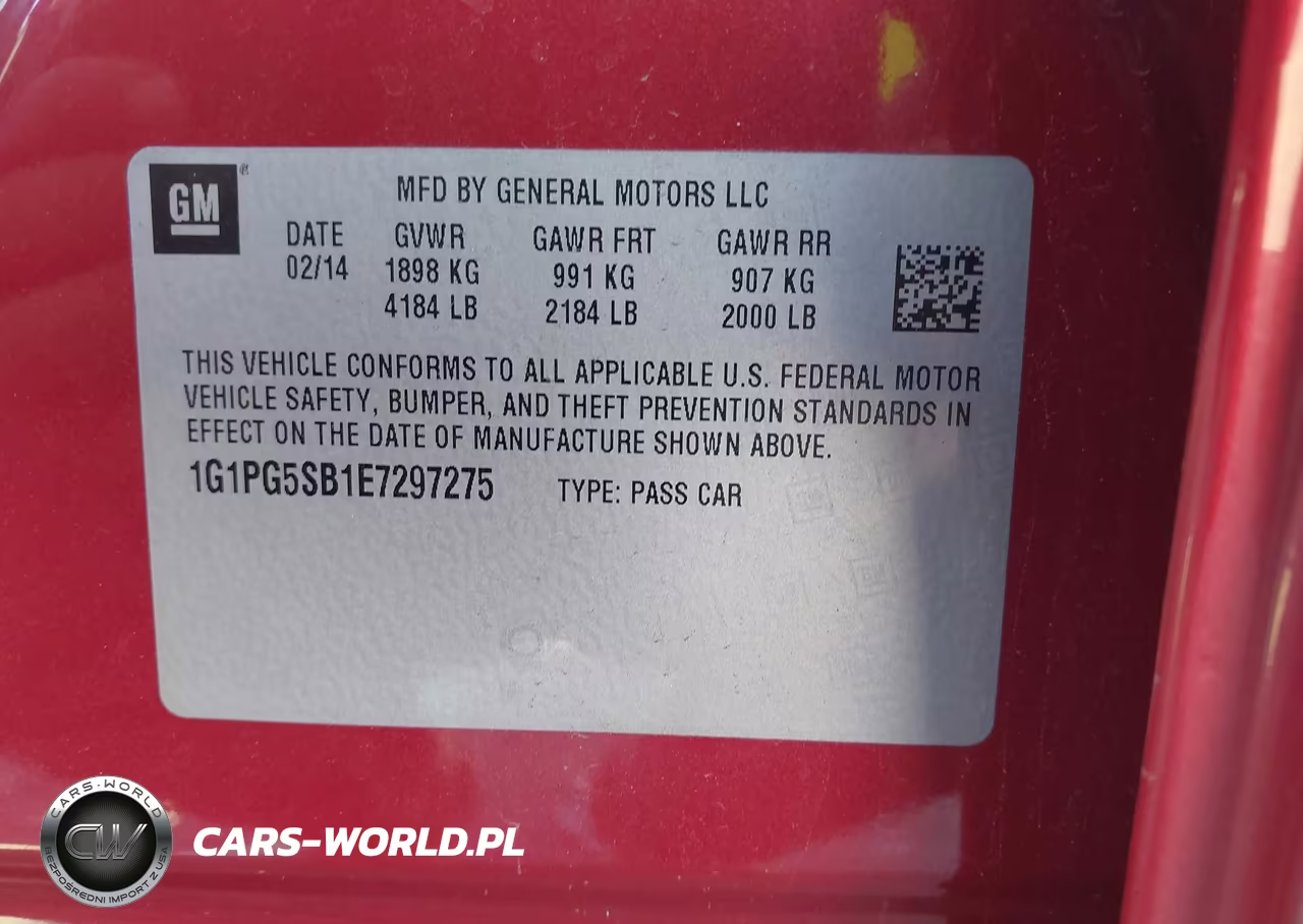 2014 Chevrolet Cruze Ltz VIN:1G1PG5SB1E7297275 - 9