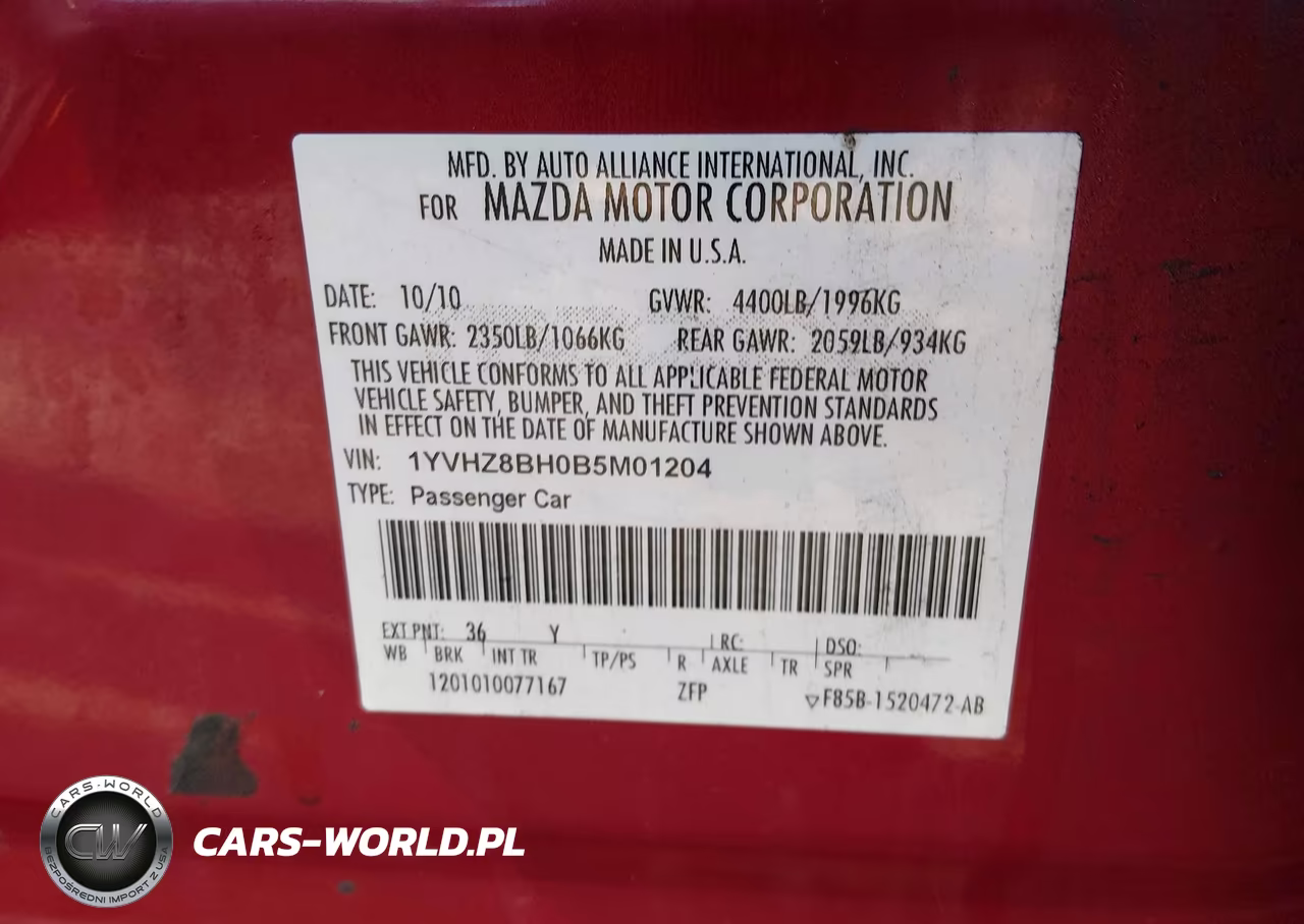 2011 Mazda Mazda6 I Sport VIN:1YVHZ8BH0B5M01204 - 9