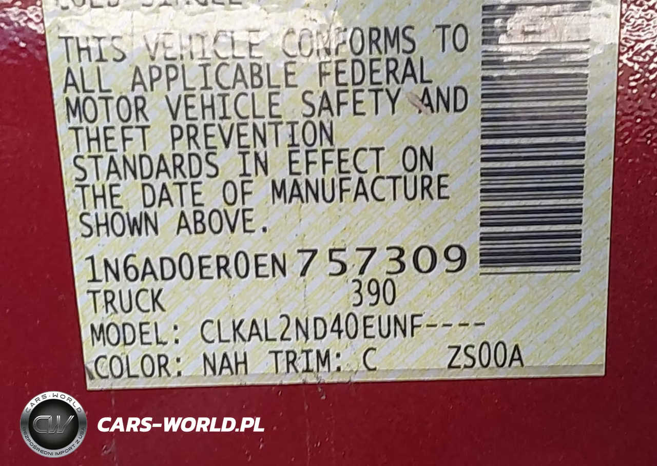 2014 Nissan Frontier Sv VIN:1N6AD0ER0EN757309 - 9