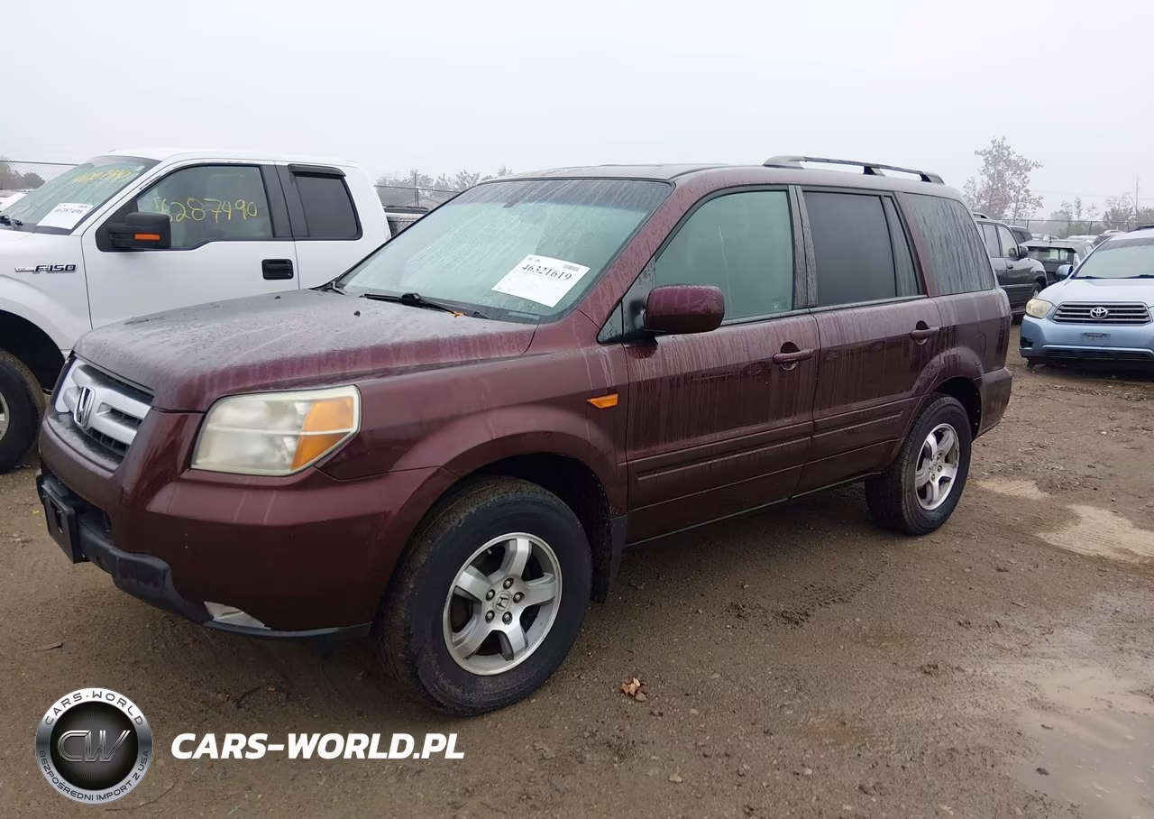 2008 Honda Pilot Ex-L VIN:5FNYF18508B043984 - 2