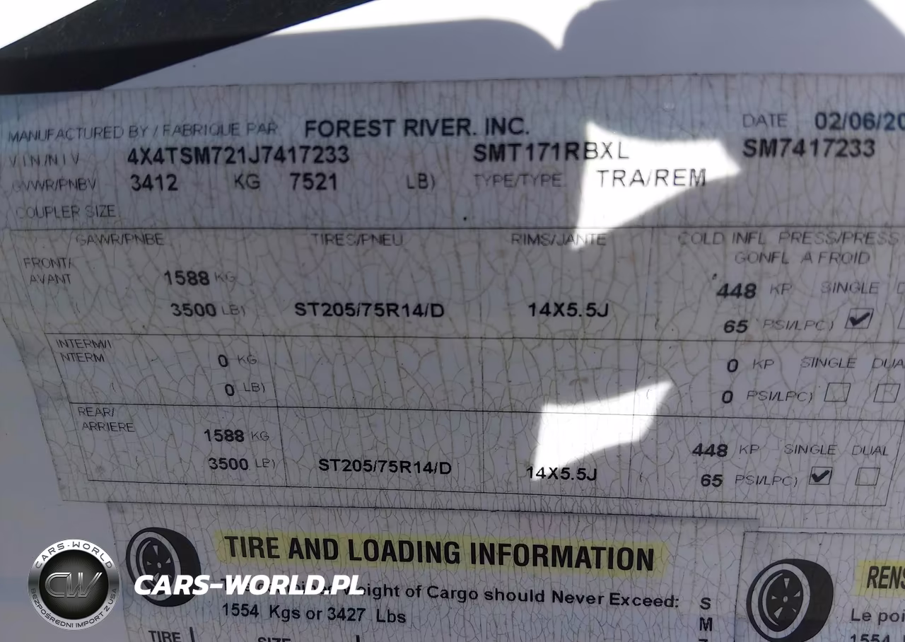 2018 Forest River Other VIN:4X4TSM721J7417233 - 9