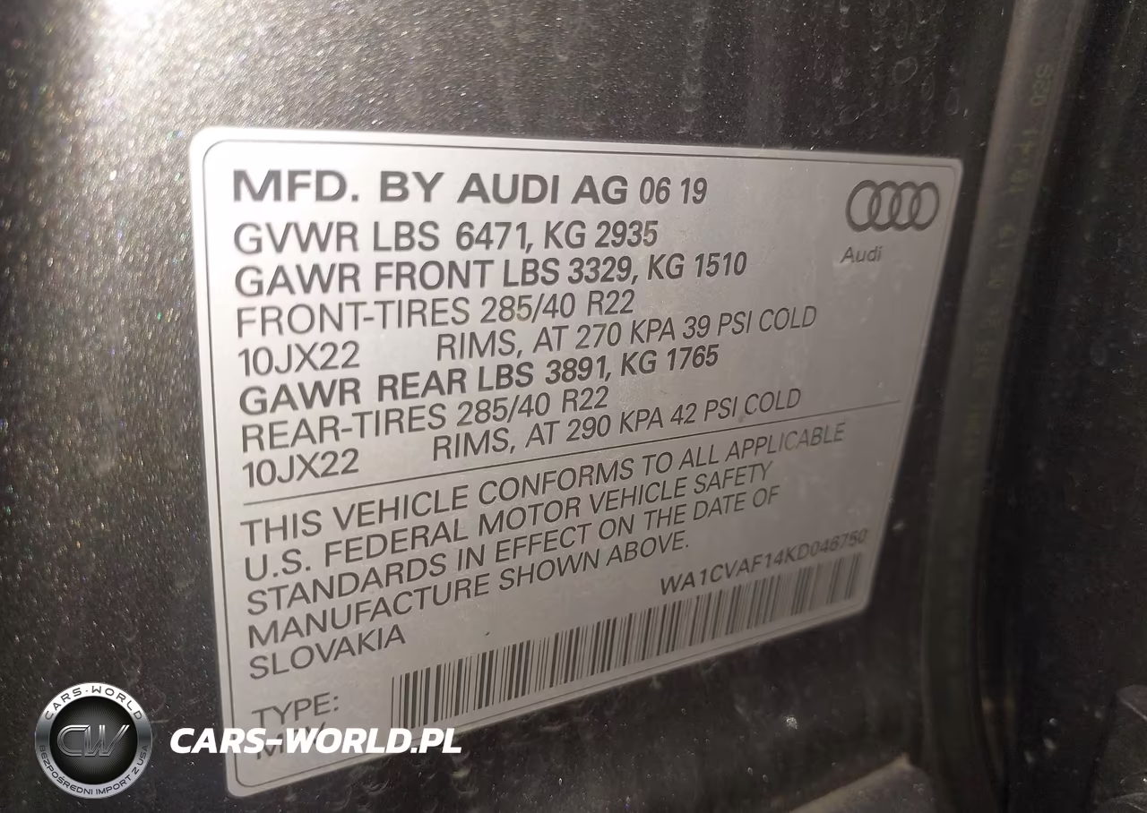 2019 Audi Q8 55 Premium VIN:WA1CVAF14KD046750 - 9