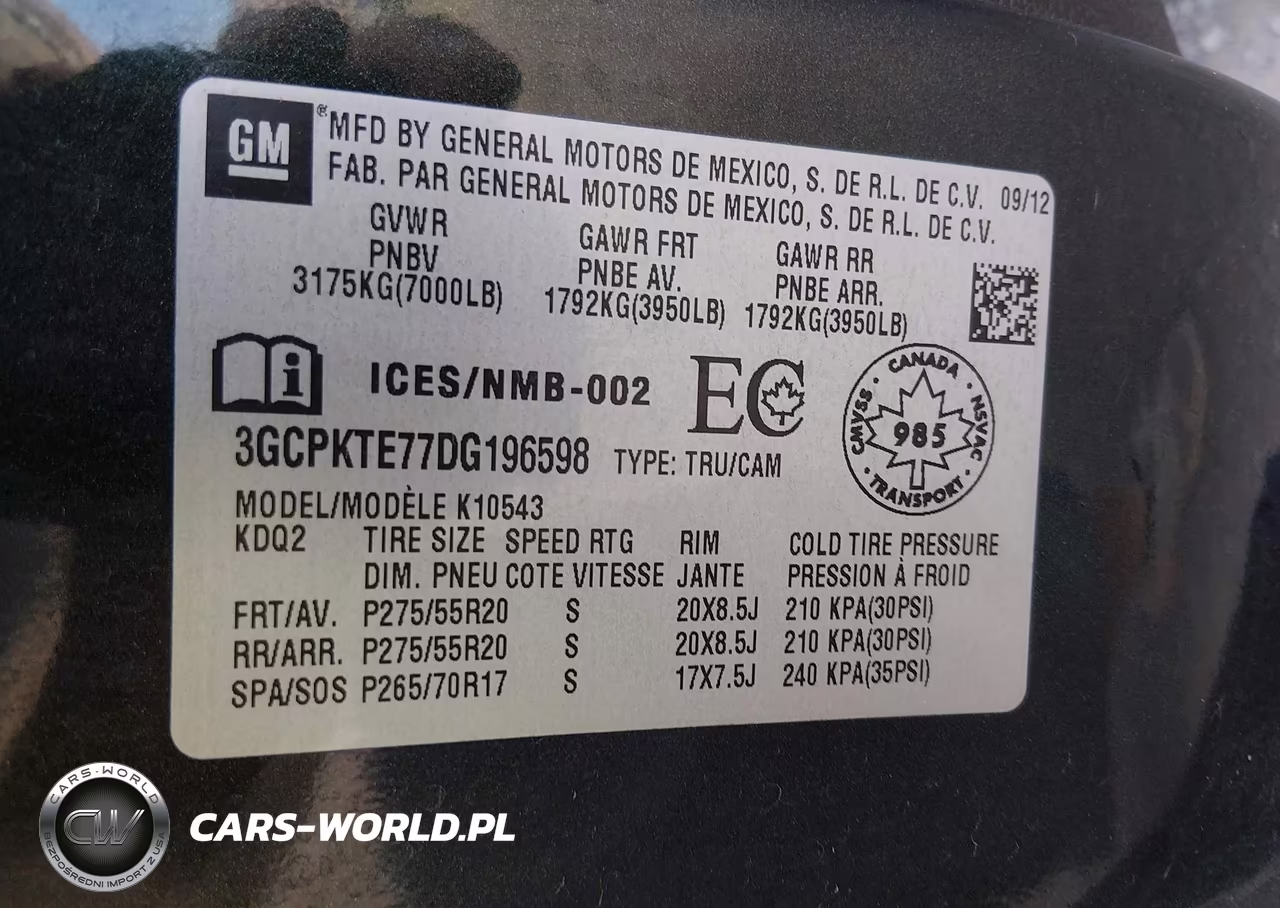 2013 Chevrolet Silverado 1500 Ltz VIN:3GCPKTE77DG196598 - 9