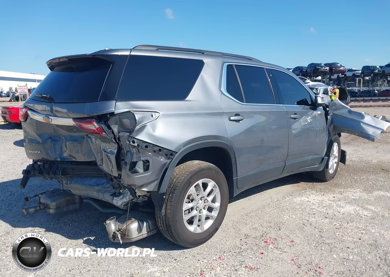 2021 Chevrolet Traverse Fwd Lt Cloth VIN:1GNERGKW9MJ140190 - 4