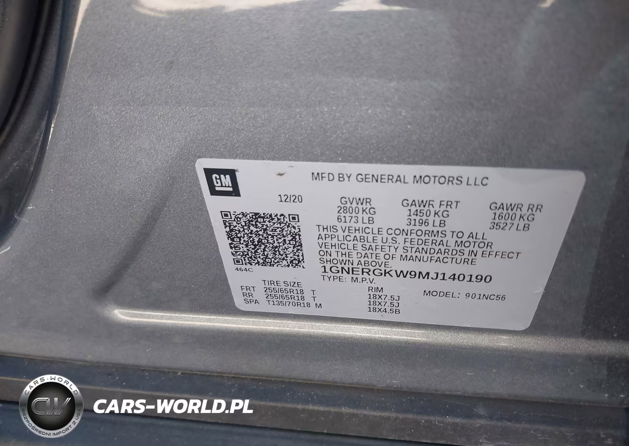 2021 Chevrolet Traverse Fwd Lt Cloth VIN:1GNERGKW9MJ140190 - 9