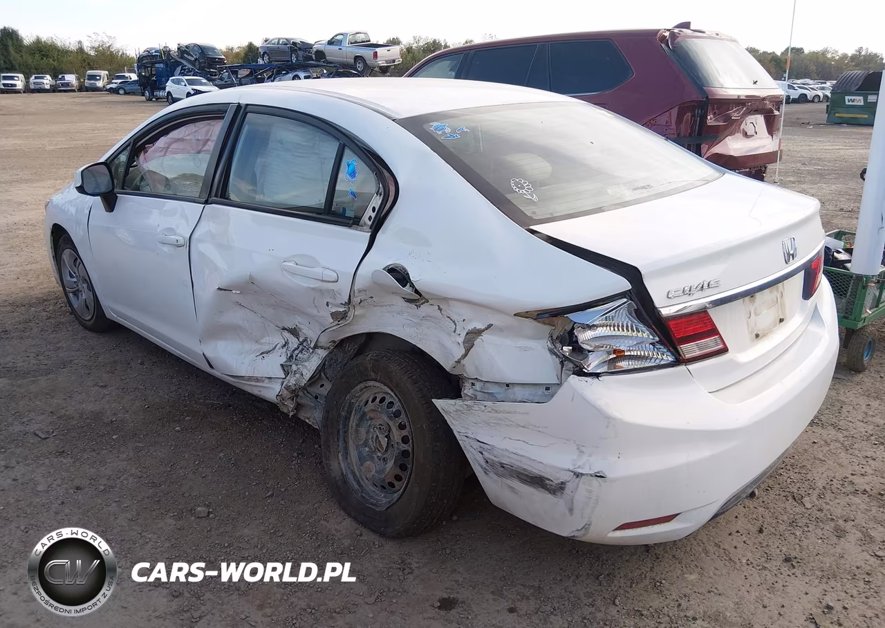 2013 Honda Civic Lx VIN:19XFB2F57DE044769 - 3