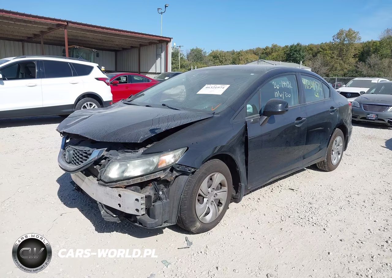 2013 Honda Civic Lx VIN:19XFB2F50DE089648 - 2