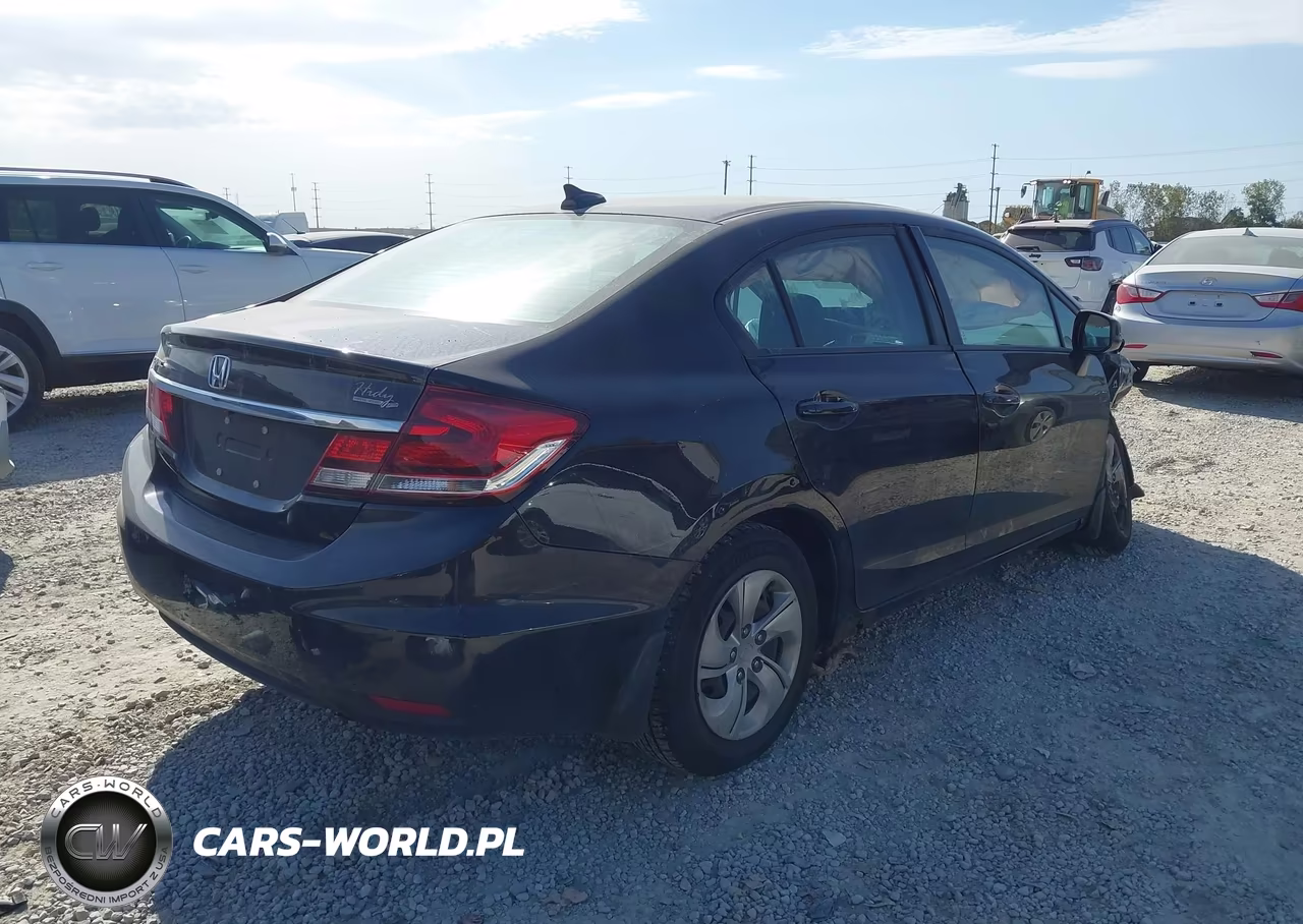 2013 Honda Civic Lx VIN:19XFB2F50DE089648 - 4
