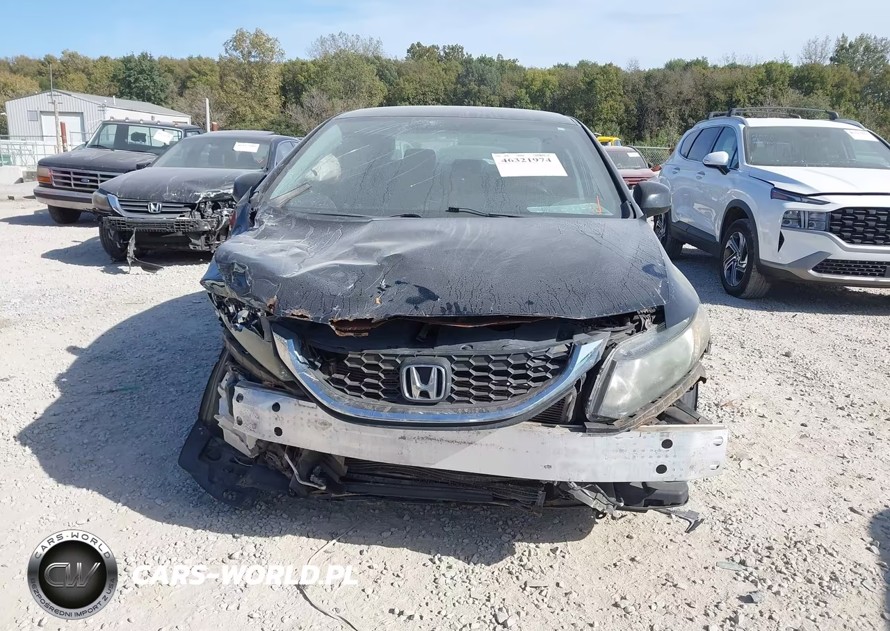 2013 Honda Civic Lx VIN:19XFB2F50DE089648 - 6