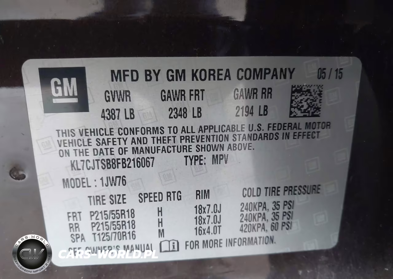 2015 Chevrolet Trax Ltz VIN:KL7CJTSB8FB216067 - 9