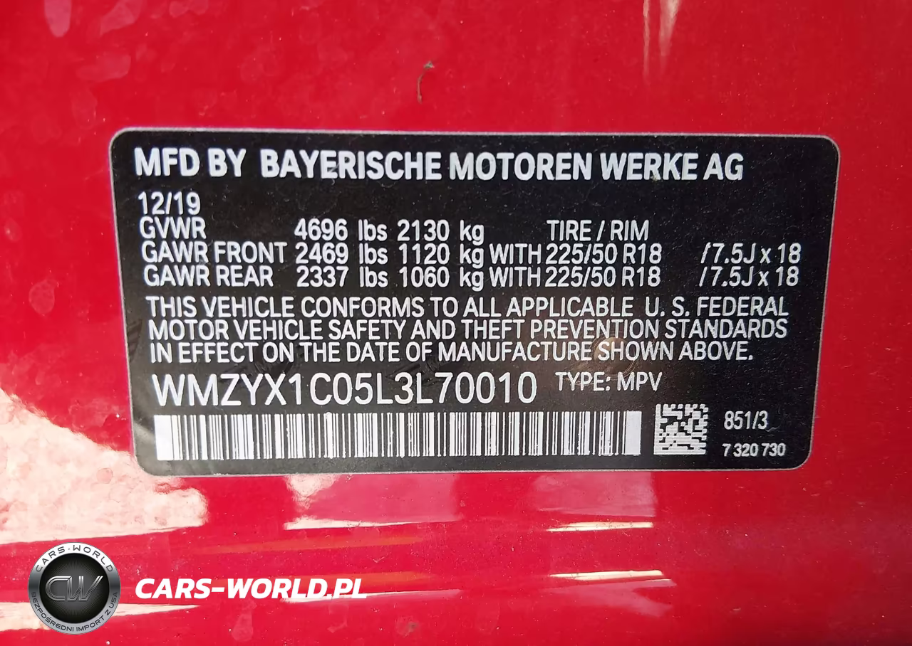 2020 Mini Countryman Cooper S VIN:WMZYX1C05L3L70010 - 9