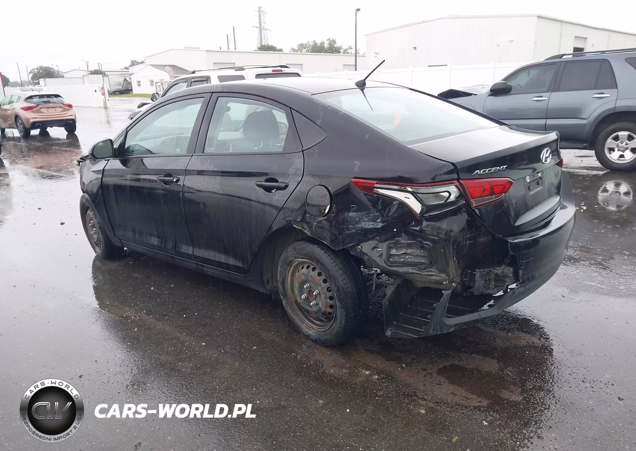2021 Hyundai Accent Se VIN:3KPC24A60ME130648 - 3