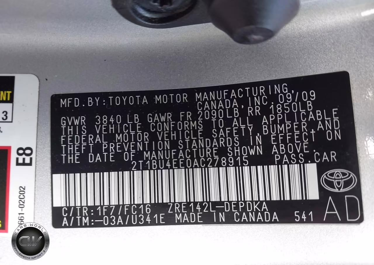 2010 Toyota Corolla Le VIN:2T1BU4EE0AC278915 - 9