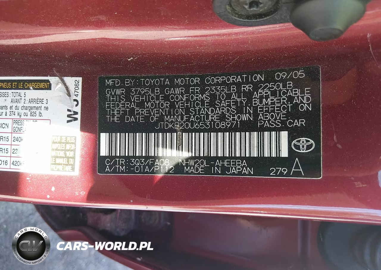2005 Toyota Prius VIN:JTDKB20U653108971 - 9