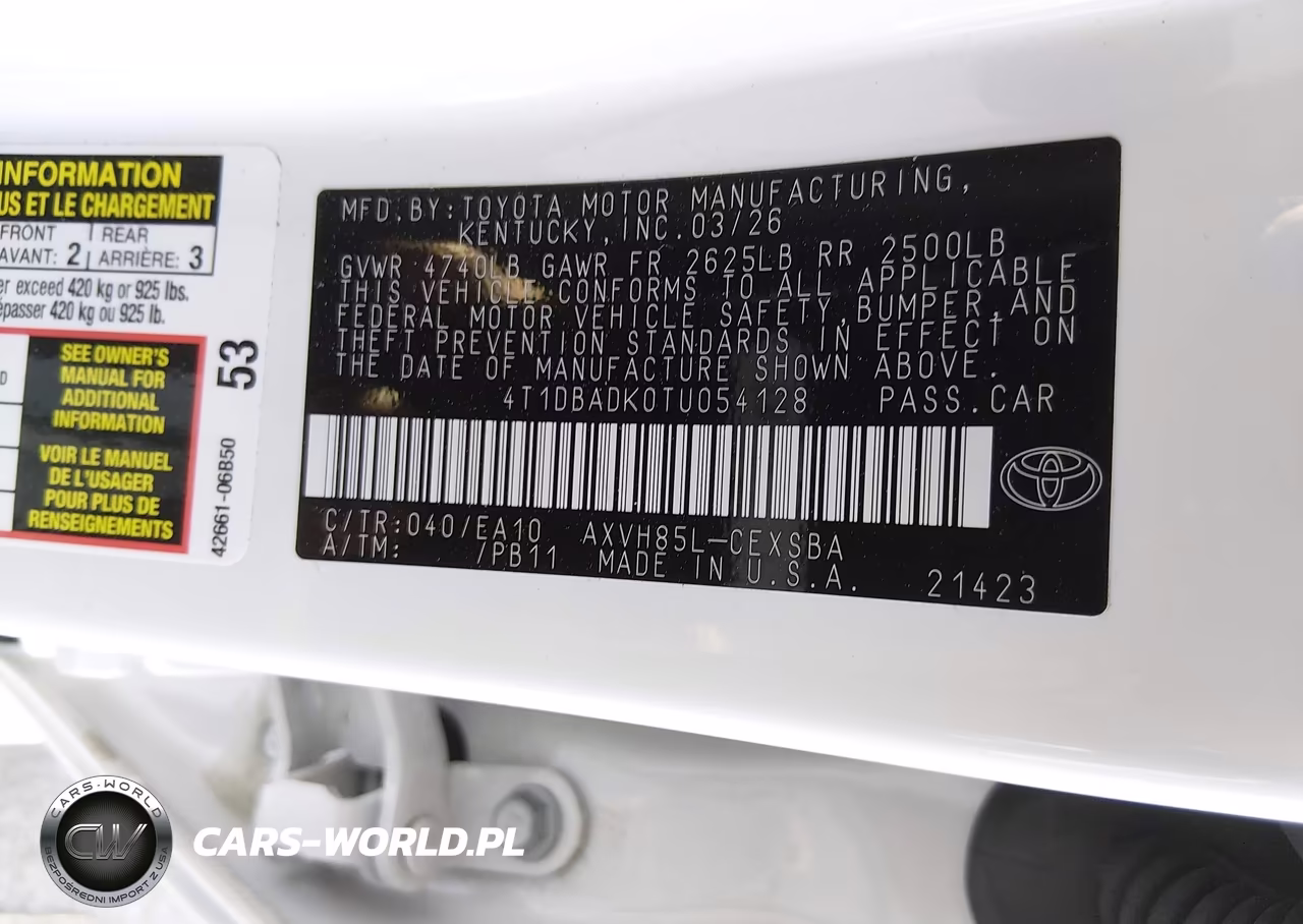 2026 Toyota Camry Se VIN:4T1DBADK0TU054128 - 9