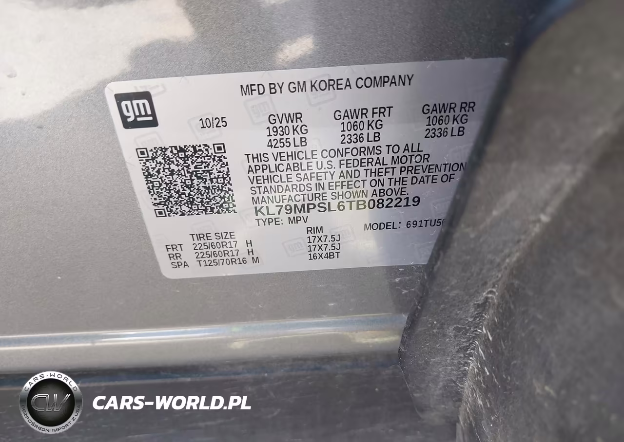 2026 Chevrolet Trailblazer Fwd Lt VIN:KL79MPSL6TB082219 - 9
