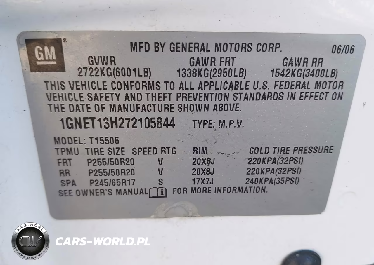 2007 Chevrolet Trailblazer Ss VIN:1GNET13H272105844 - 9