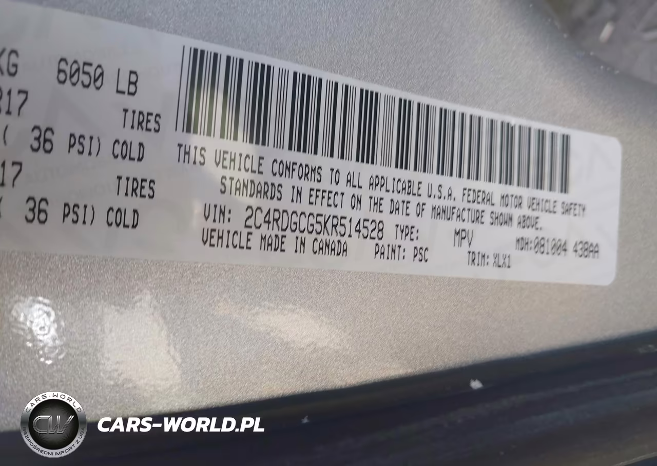 2019 Dodge Grand Caravan Sxt VIN:2C4RDGCG5KR514528 - 9
