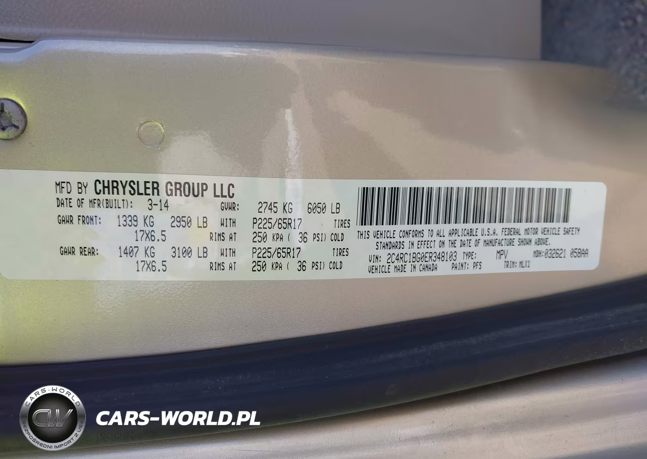 2014 Chrysler Town & Country Touring VIN:2C4RC1BG0ER348103 - 9