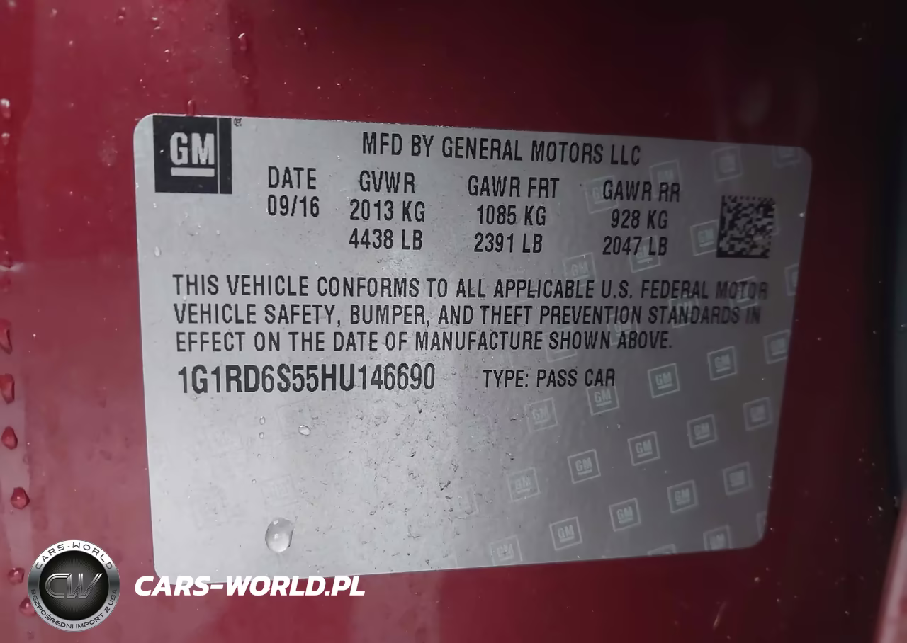 2017 Chevrolet Volt Premier VIN:1G1RD6S55HU146690 - 9