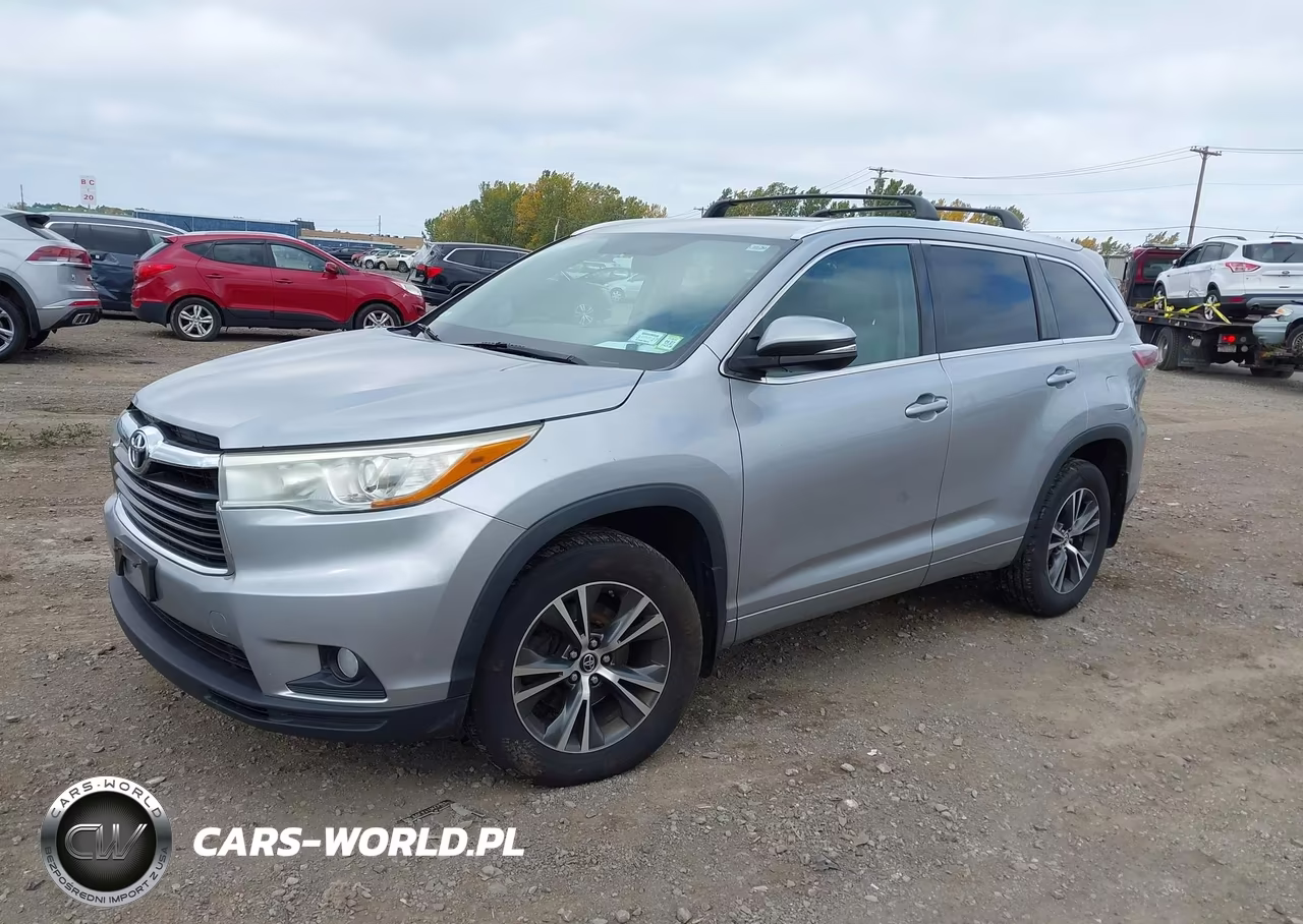 2016 Toyota Highlander Xle V6 VIN:5TDJKRFH3GS354845 - 2