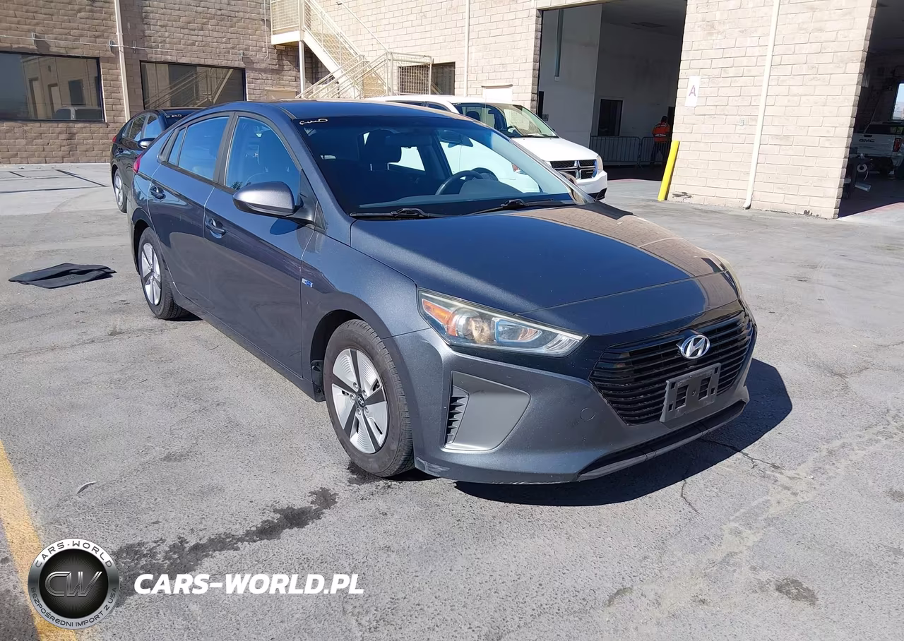 2018 Hyundai Ioniq Hybrid Blue VIN:KMHC65LCXJU100580 - 1
