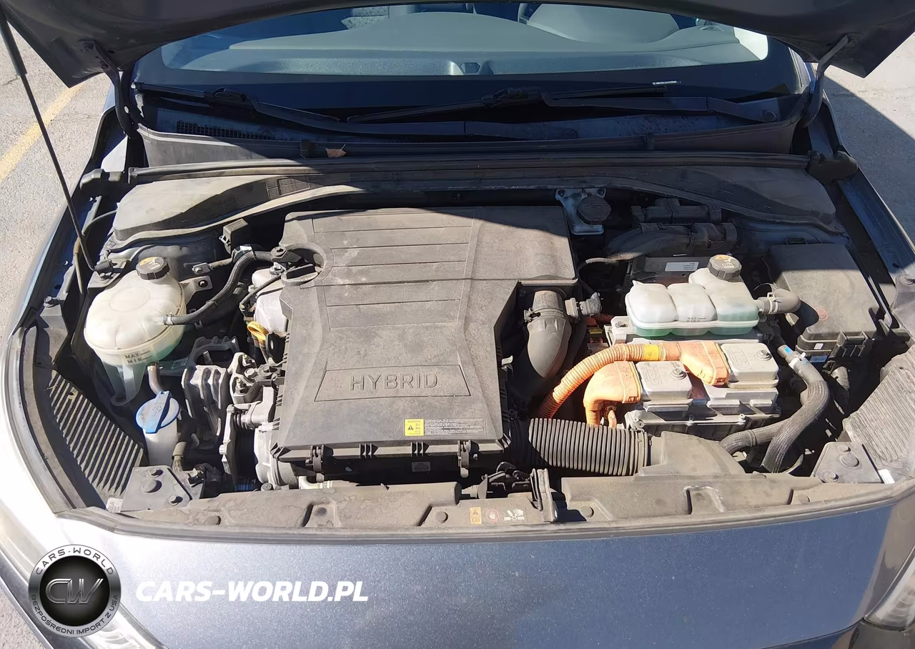 2018 Hyundai Ioniq Hybrid Blue VIN:KMHC65LCXJU100580 - 10