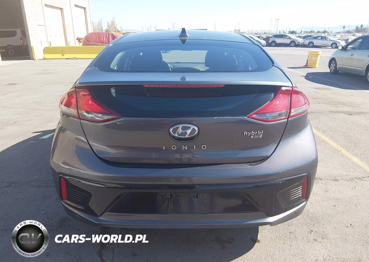 2018 Hyundai Ioniq Hybrid Blue VIN:KMHC65LCXJU100580 - 19