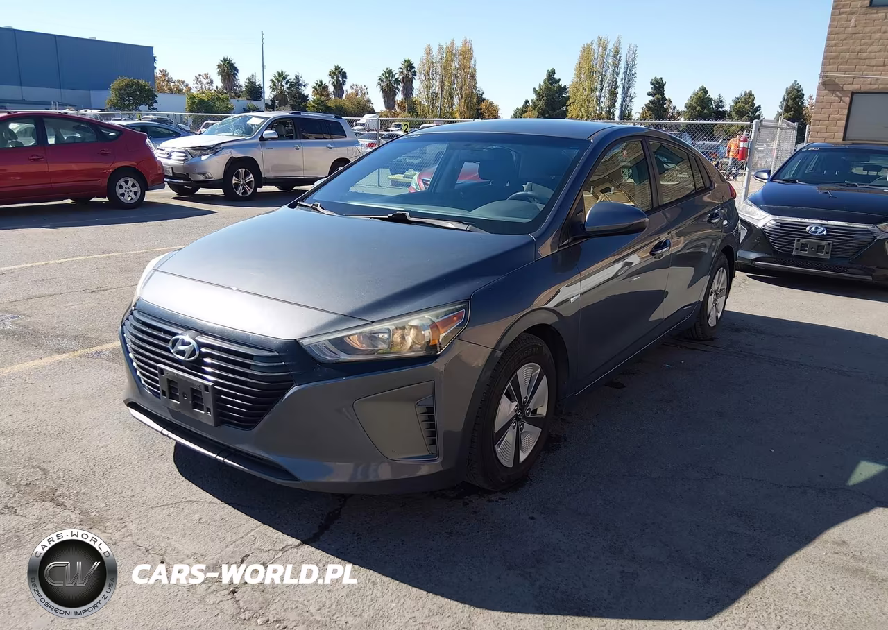 2018 Hyundai Ioniq Hybrid Blue VIN:KMHC65LCXJU100580 - 2