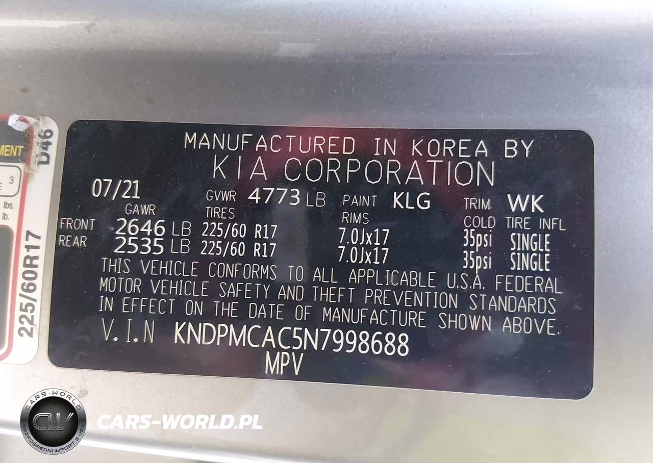 2022 Kia Sportage Lx VIN:KNDPMCAC5N7998688 - 9