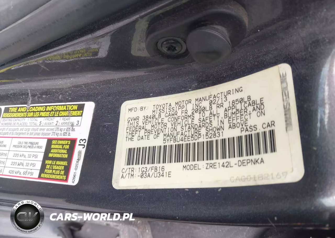 2013 Toyota Corolla Le VIN:5YFBU4EE5DP152831 - 9