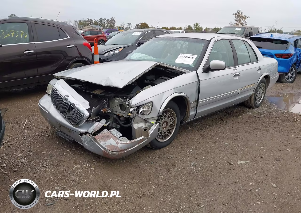 2000 Mercury Grand Marquis Gs VIN:2MEFM74W6YX744574 - 2