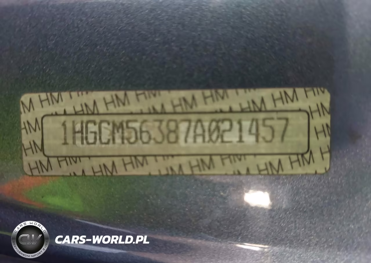 2007 Honda Accord 2.4 Se VIN:1HGCM56387A021457 - 9