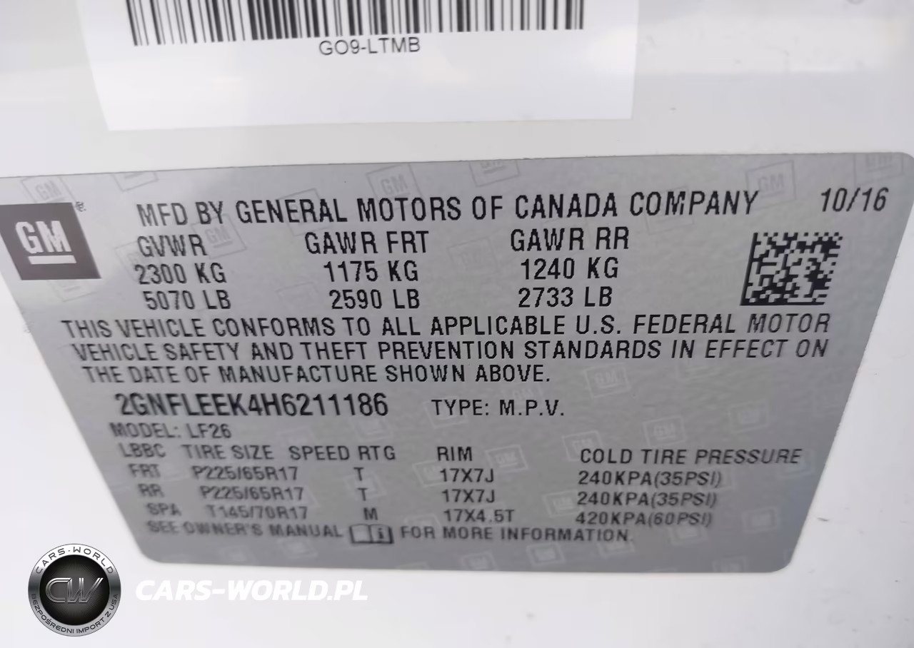 2017 Chevrolet Equinox Ls VIN:2GNFLEEK4H6211186 - 9