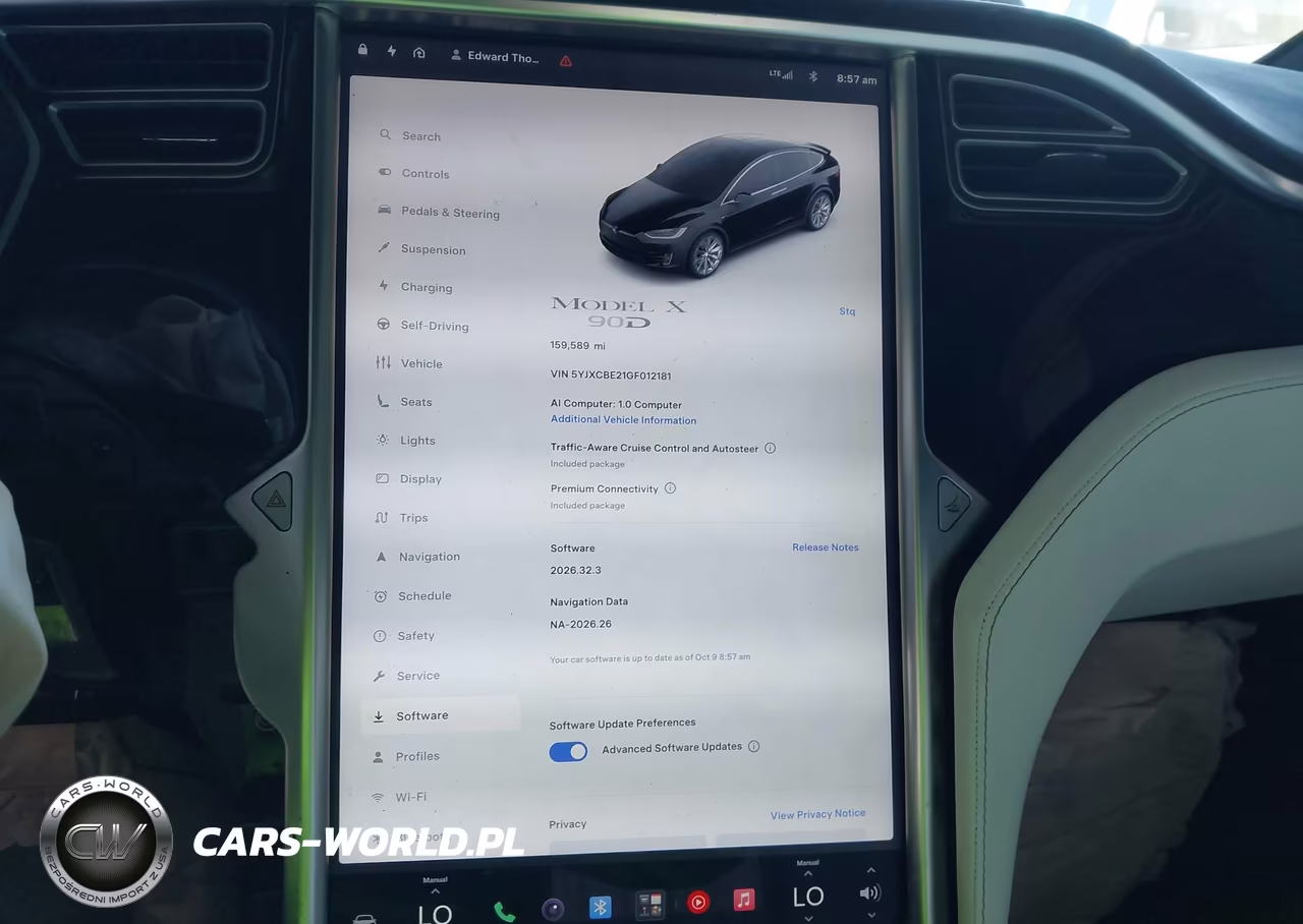 2016 Tesla Model X 60D-70D-75D-90D-P100D VIN:5YJXCBE21GF012181 - 7