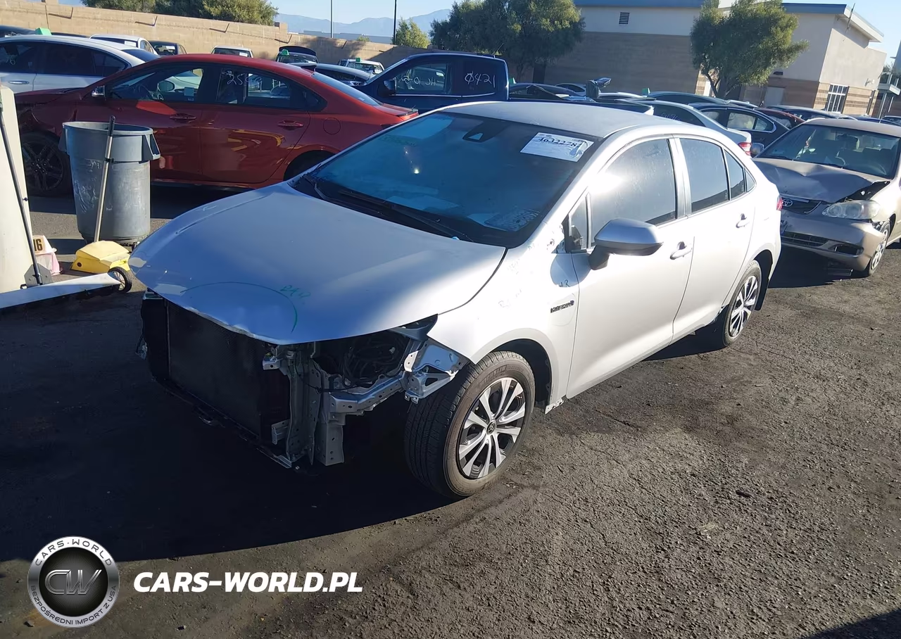 2021 Toyota Corolla Hybrid Le VIN:JTDEAMDE6MJ008619 - 2