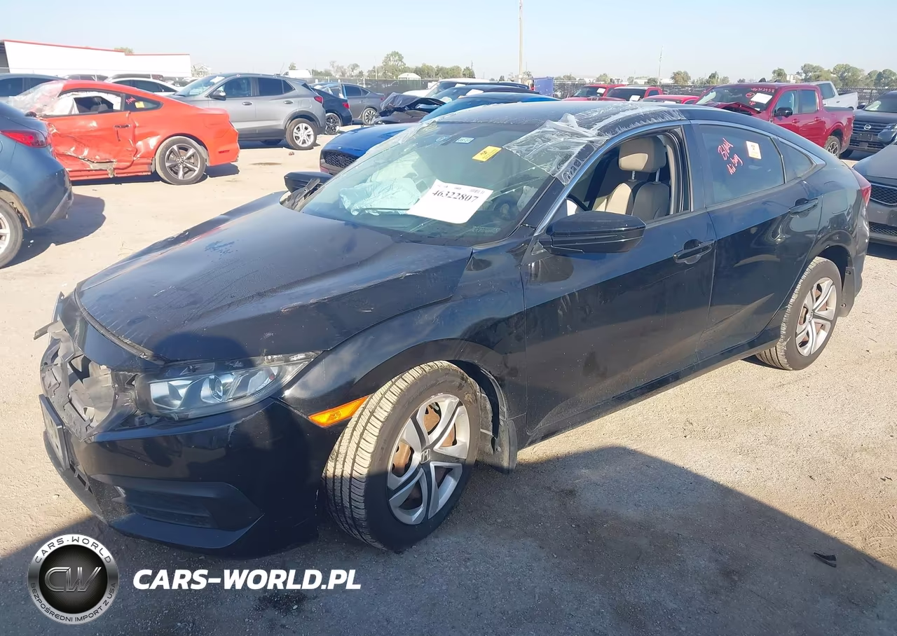 2016 Honda Civic Lx VIN:19XFC2F55GE020892 - 2