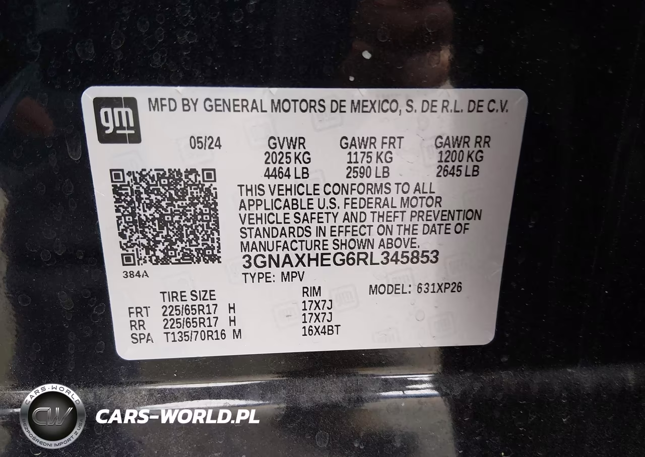 2024 Chevrolet Equinox Fwd Ls VIN:3GNAXHEG6RL345853 - 9