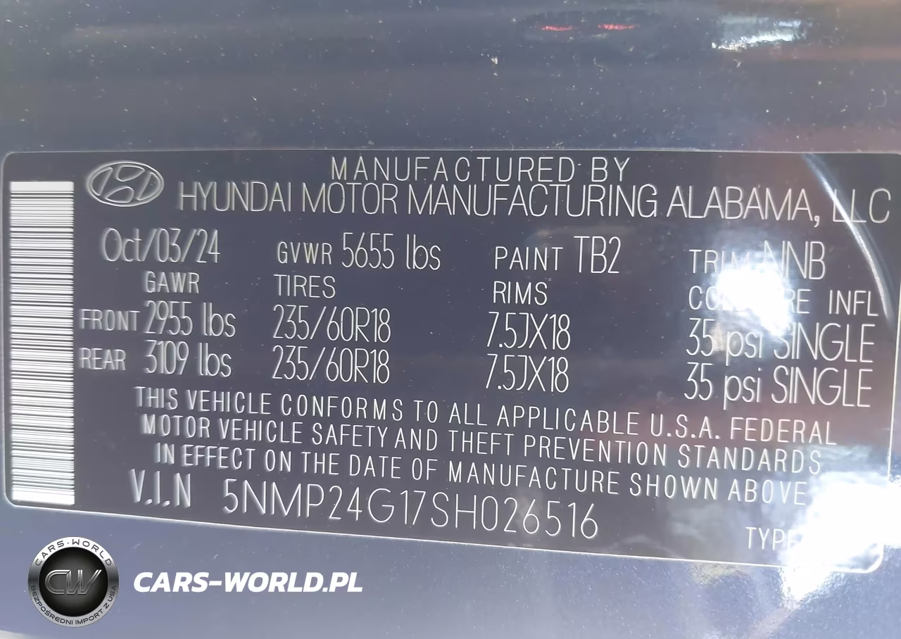2025 Hyundai Santa Fe Hybrid Sel VIN:5NMP24G17SH026516 - 9