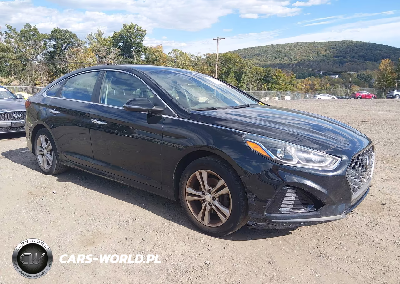 2018 Hyundai Sonata Sel+ VIN:5NPE34AF0JH713444 - 1