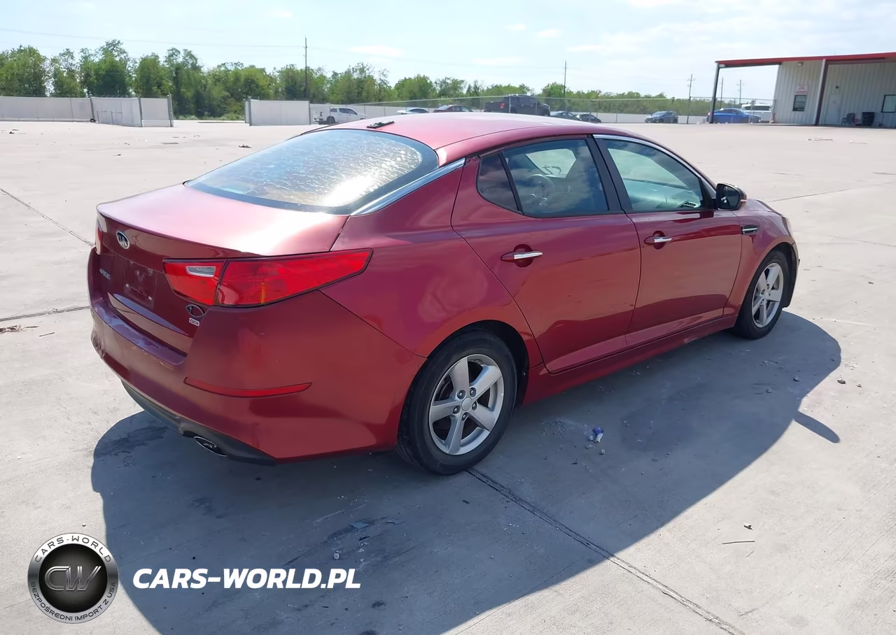 2015 Kia Optima Lx VIN:5XXGM4A70FG448445 - 4