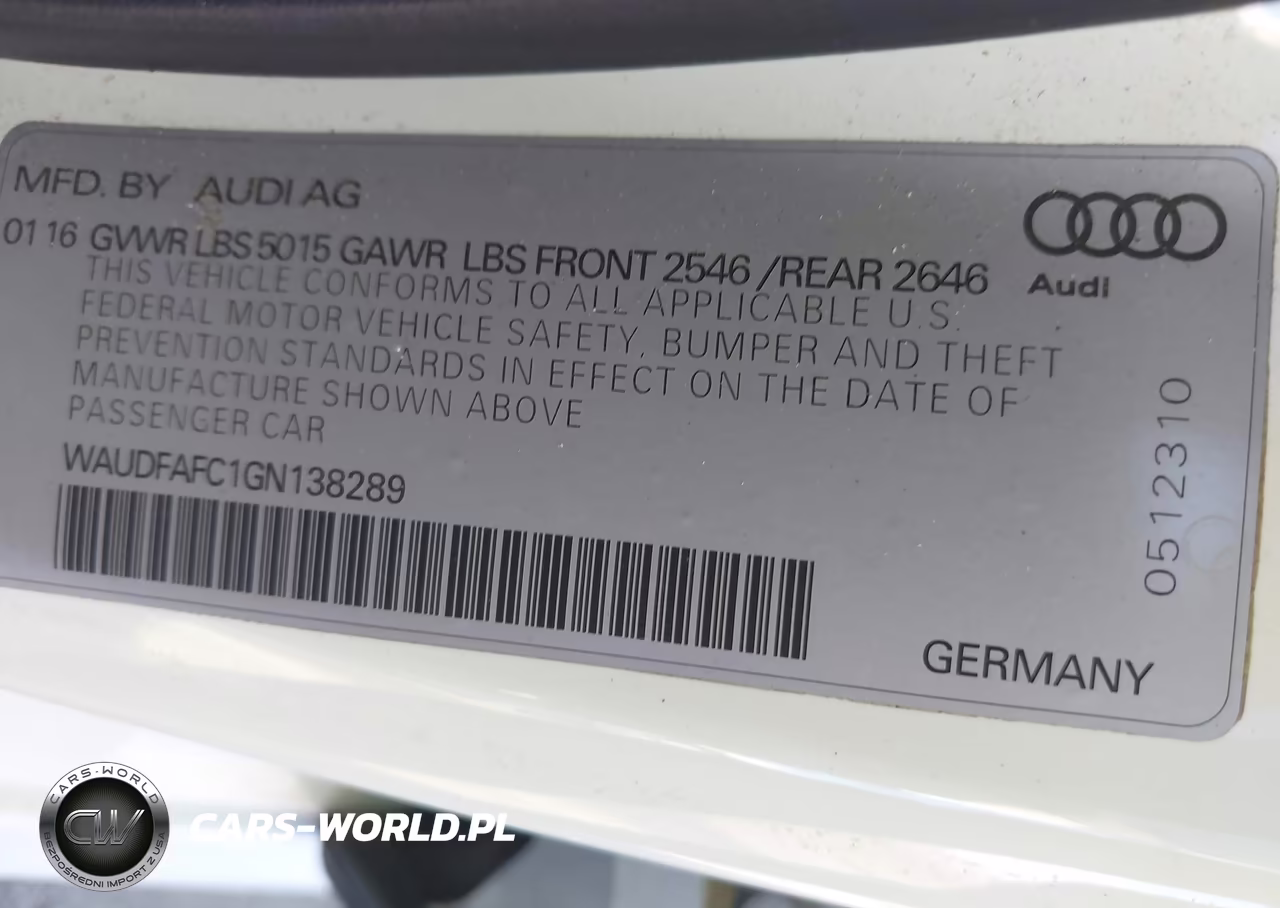2016 Audi A6 2.0T Premium Plus VIN:WAUDFAFC1GN138289 - 9
